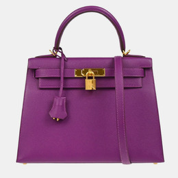 Hermes: Сумка  Kelly 28 с надписями