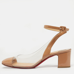 Christian Louboutin: Бежевые туфли 