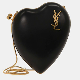 Saint Laurent Paris: Чёрный клатч 
