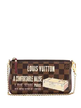 Louis Vuitton Pre-Owned: Коричневый клатч 