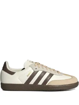 adidas: Белые кроссовки  Samba
