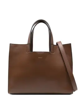Bally: Коричневая сумка-шоппер 