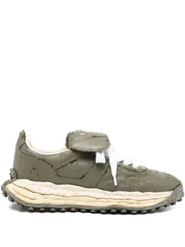 Maison MIHARA YASUHIRO: Зелёные кроссовки 