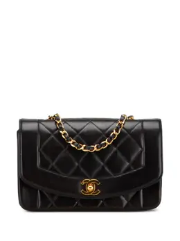 CHANEL Pre-Owned: Чёрная сумка через плечо 