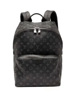 Louis Vuitton Pre-Owned: Чёрный рюкзак 