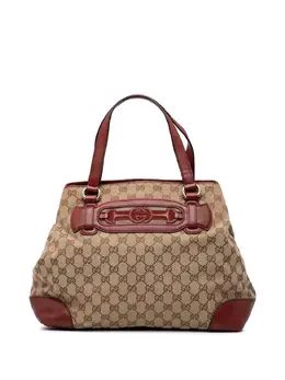 Gucci Pre-Owned: Коричневая сумка-шоппер 