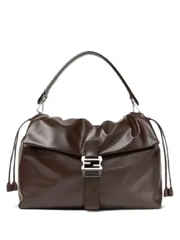 FENDI: Тёмная сумка  FF