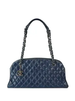 CHANEL Pre-Owned: Голубая сумка 