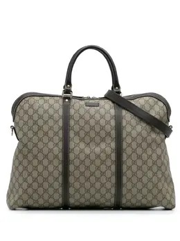 Gucci Pre-Owned: Коричневая дорожная сумка 