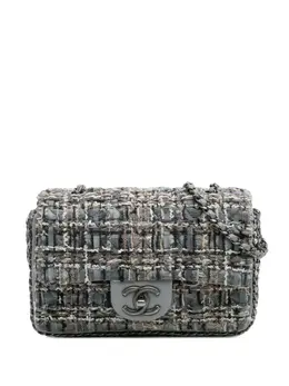 CHANEL Pre-Owned: Серая сумка 