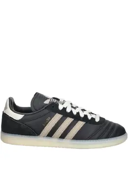 adidas: Чёрные кроссовки  Samba