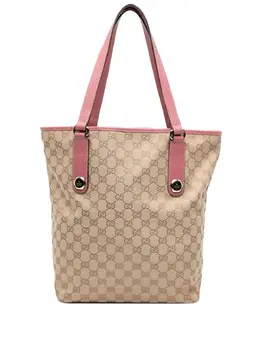 Gucci Pre-Owned: Коричневая сумка-шоппер 