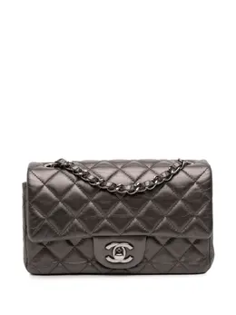 CHANEL Pre-Owned: Серая сумка через плечо 