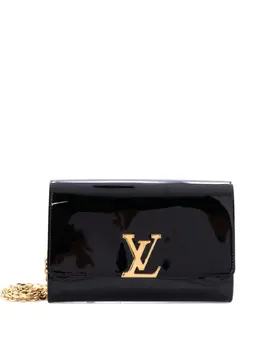 Louis Vuitton Pre-Owned: Чёрный клатч 