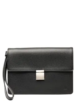 Louis Vuitton Pre-Owned: Чёрный клатч 