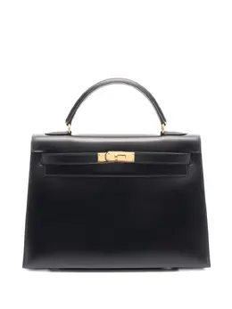 Hermès Pre-Owned: Чёрная сумка-шоппер 