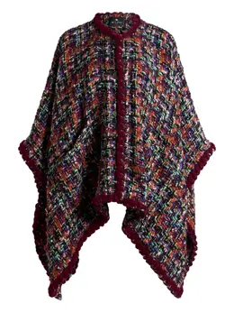 ETRO: Твидовый плащ 