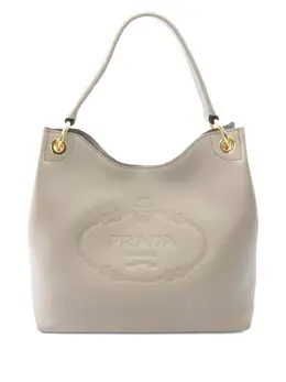 Prada Pre-Owned: Бежевая сумка 