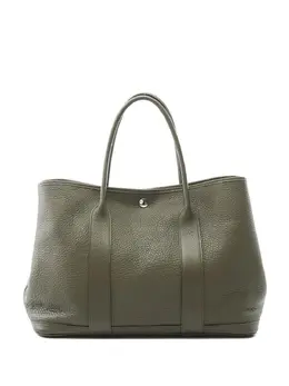 Hermès Pre-Owned: Зелёная сумка-шоппер 