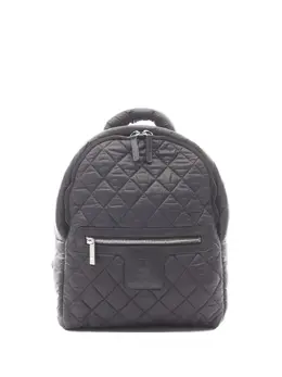 CHANEL Pre-Owned: Чёрный рюкзак 