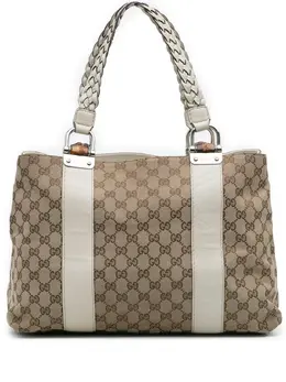 Gucci Pre-Owned: Коричневая сумка-шоппер 