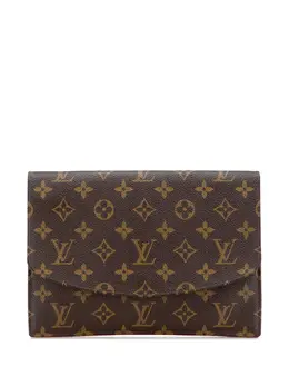 Louis Vuitton Pre-Owned: Коричневый клатч 