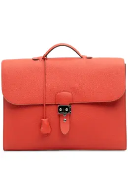 Hermès Pre-Owned: Оранжевая сумка 