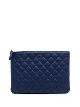 CHANEL Pre-Owned: Голубой клатч 