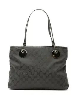 Gucci Pre-Owned: Чёрная сумка-шоппер 