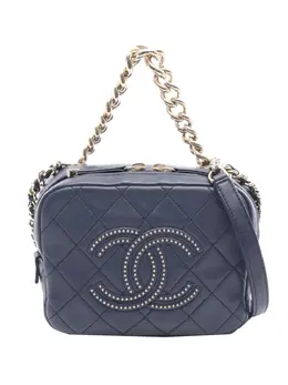 CHANEL Pre-Owned: Голубая сумка 