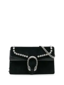 Gucci Pre-Owned: Чёрная сумка через плечо 