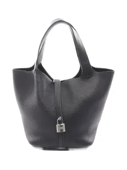 Hermès Pre-Owned: Чёрная сумка-шоппер 