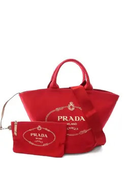 Prada Pre-Owned: Красная сумка-шоппер 