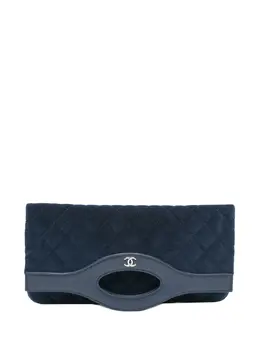 CHANEL Pre-Owned: Голубой клатч 