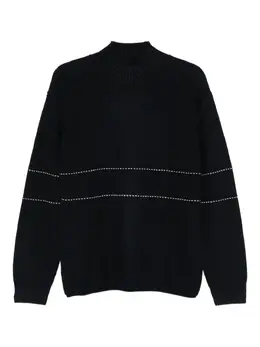 Emporio Armani: Голубой свитер 