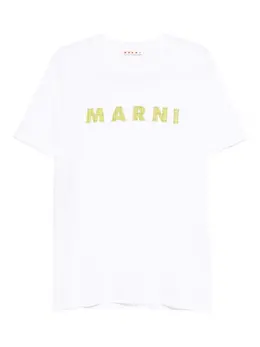 Marni: Футболка с принтом 