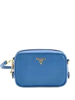 Prada Pre-Owned: Голубая сумка 