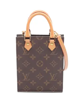 Louis Vuitton Pre-Owned: Коричневая сумка-шоппер 