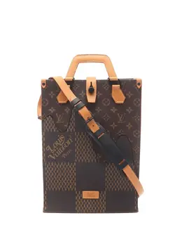 Louis Vuitton Pre-Owned: Коричневая сумка-шоппер 
