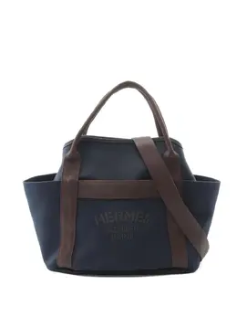 Hermès Pre-Owned: Синяя сумка-шоппер 