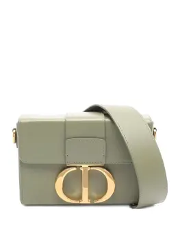 Christian Dior Pre-Owned: Зелёная сумка-шоппер 