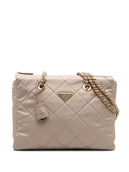 Prada Pre-Owned: Коричневая сумка 