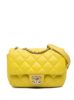 CHANEL Pre-Owned: Жёлтая сумка 