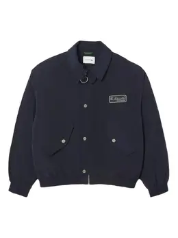 Lacoste: Голубая куртка 