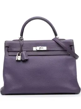 Hermès Pre-Owned: Фиолетовая сумка 