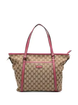 Gucci Pre-Owned: Коричневая сумка-шоппер 