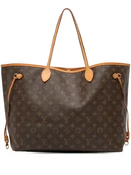 Louis Vuitton Pre-Owned: Коричневая сумка-шоппер 