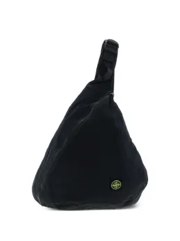 Stone Island: Чёрный рюкзак 