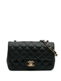CHANEL Pre-Owned: Чёрная сумка через плечо 