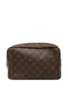 Louis Vuitton Pre-Owned: Коричневый клатч 